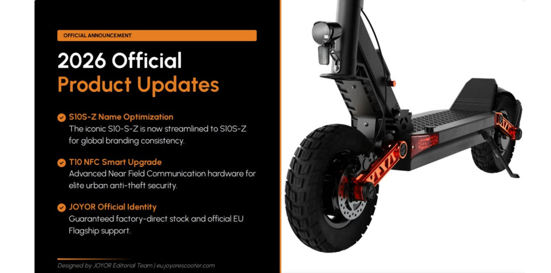 JOYOR Official Product Updates 2026: S10S-Z Branding & T10 NFC Upgrade