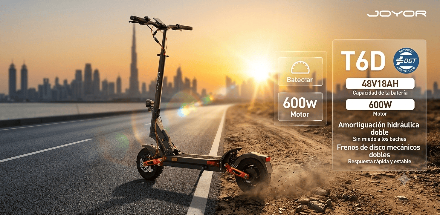 OFFICIAL JOYOR T6D DGT Certified Electric Scooter