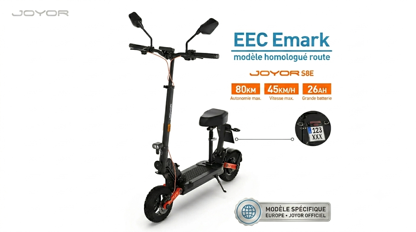 Joyor S8E: The Road-Legal Electric Scooter with EEC Approval