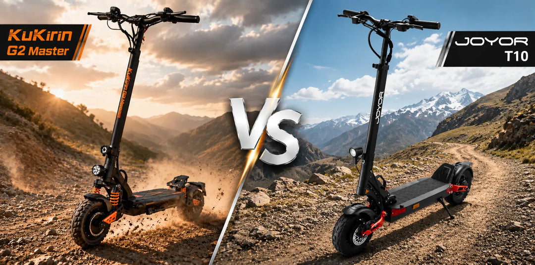 KuKirin G2 Master vs JOYOR T10: Which Dual-Motor Off-Road Scooter Wins?