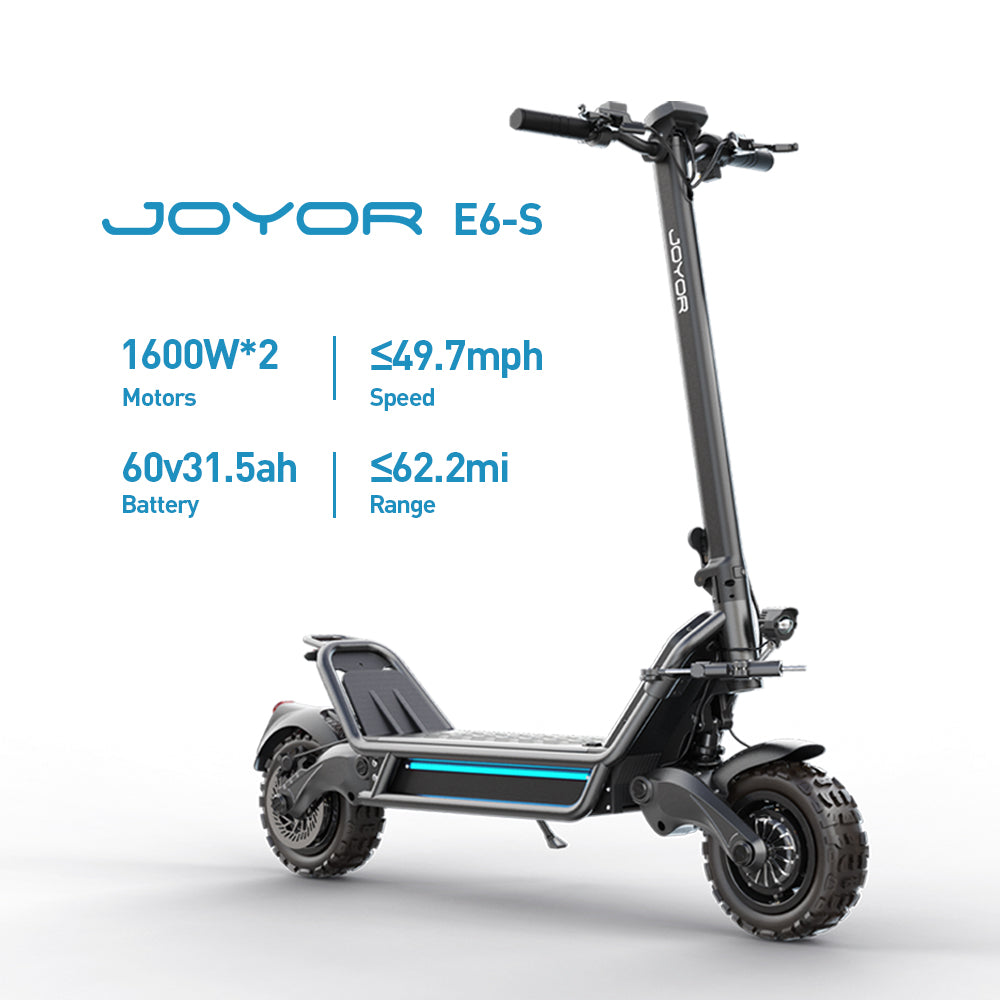 Official Joyor E6-S technical specifications and performance data - Fast shipping from US warehouse