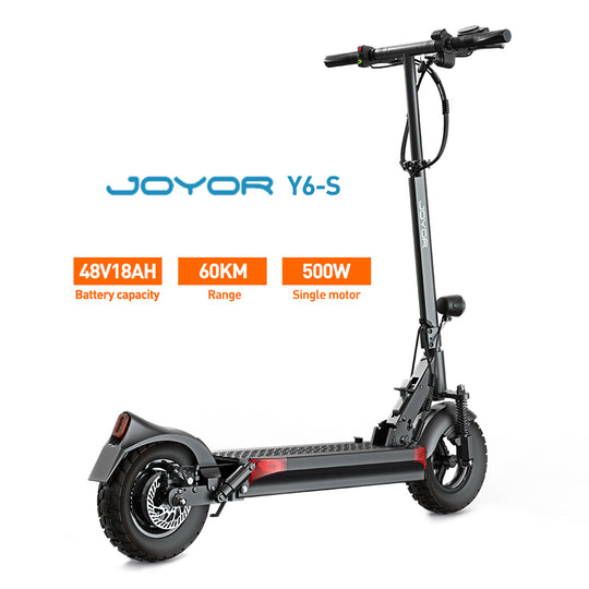 [UK]JOYOR Y6-S 10" City Commuter Electric Scooter 500W Motor 48V 18Ah Battery